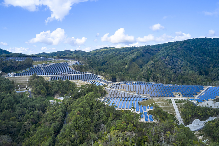 China s  Shanghai Power Company  to construct mega solar power plant in Iwakuni City, Yamaguchi Prefecture A construction site of the mega solar power plant by Shanghai Electric Power in Iwakuni, Yamaguchi Prefecture, western Japan on October 18, 2022.  Photo by west AFLO 