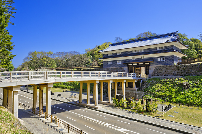 Kanazawa Castle Nezumitamon Gate and Nezumitamon Bridge Kanazawa City Ishikawa Prefecture