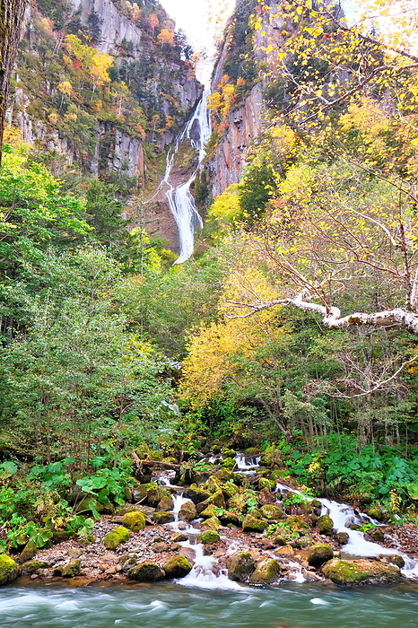 Hokkaido Sounkyo Ginga no Taki Waterfall