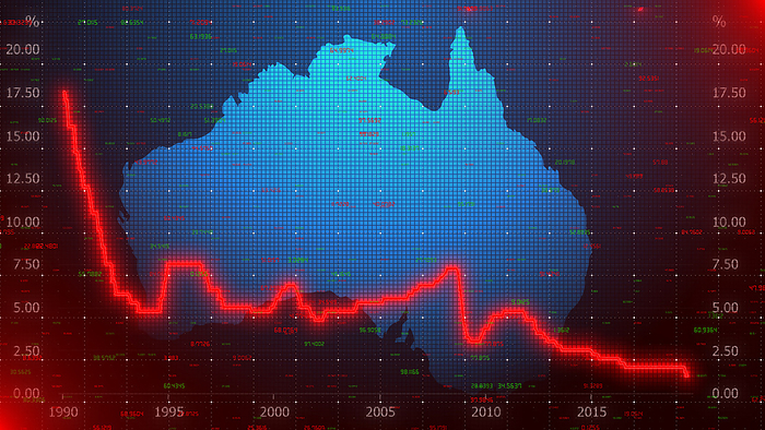 Australian interest rates and inflation, illustration Australian interest rates and inflation, illustration, by RICHARD JONES SCIENCE PHOTO LIBRARY