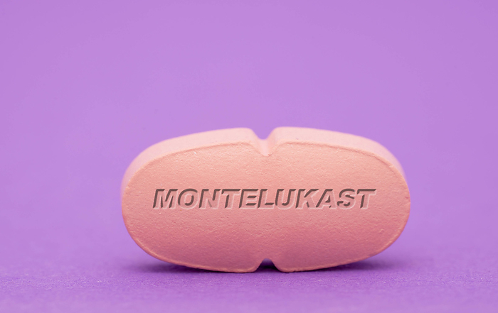 Montelukast pill, conceptual image Montelukast pill, conceptual image., by WLADIMIR BULGAR SCIENCE PHOTO LIBRARY