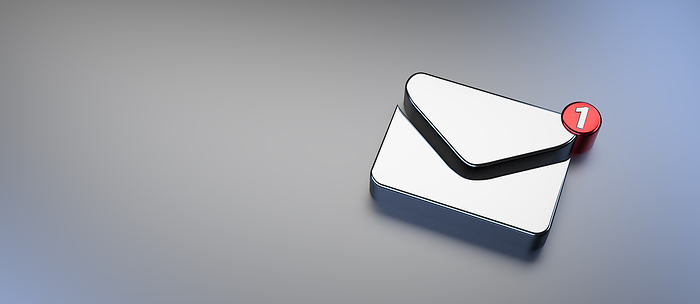 contact icon symbol as a part of communication - 3D Illustration