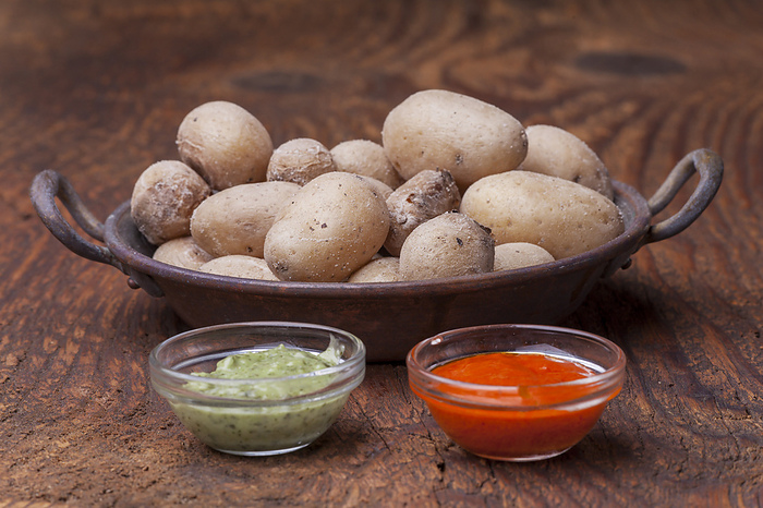 Typical potatoes from the Canary Islands with Mojo Typical potatoes from the Canary Islands with Mojo