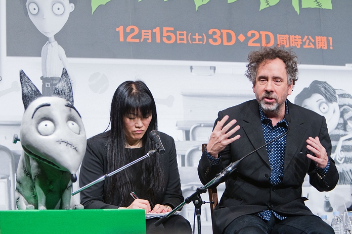 Tim Burton, Dec 03, 2012 : Tokyo, Japan - Director Tim Burton attends a press conference for the film, 