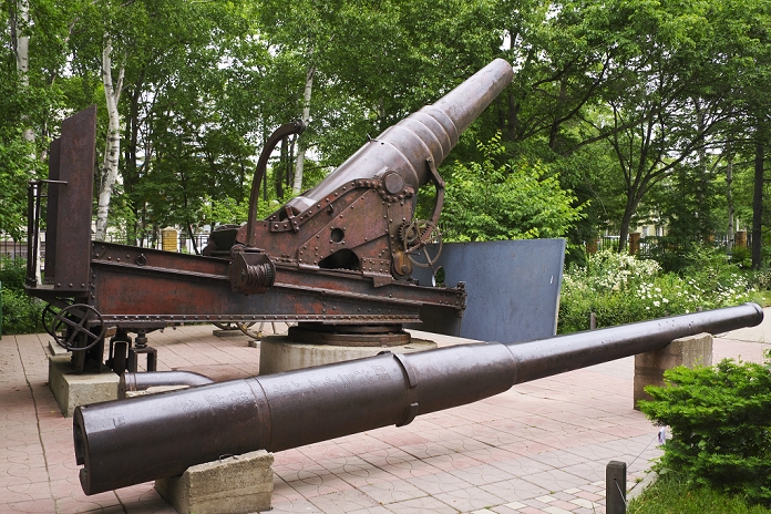 Sakhalin, Russia Cannon of the Museum of Local History