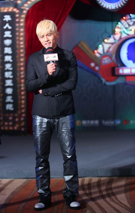 Jay Chou, Dec 11, 2012 : Press conference of Jay Chou's movie Tian Tai was held in Beijing, China on Tuesday December 11, 2012.