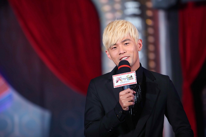 Jay Chou, Dec 11, 2012 : Press conference of Jay Chou's movie Tian Tai was held in Beijing, China on Tuesday December 11, 2012.