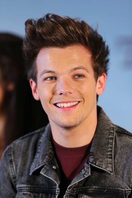Louis Tomlinson, Jan 18, 2013 : Louis Tomlinson, One Direction in Japan, January 18th 2013, Tokyo, Japan.  One Direction's first press conference in Japan to promote their new album Take Me Home. The boy band is here for 3 days and will appear on Japanese TV's Friday night music show tonight before hosting a fan party on Saturday.  (Photo by AFLO)