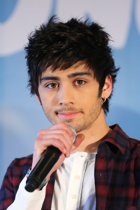 Zayn Malik, Jan 18, 2013 : Zayn Malik, One Direction in Japan, January 18th 2013, Tokyo, Japan.  One Direction's first press conference in Japan to promote their new album Take Me Home. The boy band is here for 3 days and will appear on Japanese TV's Friday night music show tonight before hosting a fan party on Saturday.  (Photo by AFLO)