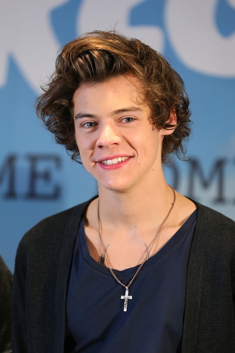 Harry Styles, Jan 18, 2013 : Harry Styles, One Direction in Japan, January 18th 2013, Tokyo, Japan.  One Direction's first press conference in Japan to promote their new album Take Me Home. The boy band is here for 3 days and will appear on Japanese TV's Friday night music show tonight before hosting a fan party on Saturday.  (Photo by AFLO)