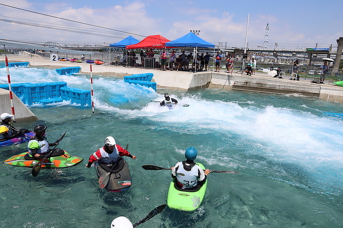 Competing at the Canoe Slalom Center