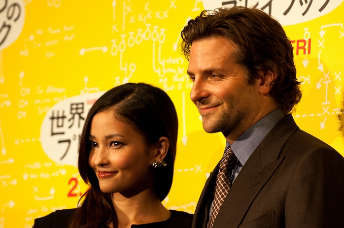 Bradley Cooper and Meisa Kuroki, Jan 24, 2013 : Tokyo, Japan: Bradley Cooper and Japanese Actress Meisa Kuroki appear at the Japan Premiere for Bradley Cooper is visiting to promote his latest movie Silver Linings Playbook for the Japanese market. Linings Playbook for the Japanese market. (Photo by Yumeto Yamazaki/AFLO)
