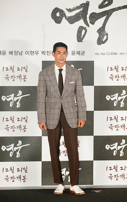 Press preview of the movie  Hero  in Seoul Bae Jung Nam, Dec 8, 2022 : South Korean actor Bae Jung Nam attends a press conference after a press preview of the movie  Hero  in Seoul, South Korea. The upcoming South Korean musical drama film is about Korean independence fighter Ahn Jung Geun  1879 1910  who assassinated on October 26, 1909, Ito Hirobumi, Japan s first prime minister and resident general of Korea at Harbin station in northern China. Ahn was executed at the age of 31 in March 1910. Japan colonised Korea from 1910 to 1945.  Photo by Lee Jae Won AFLO   SOUTH KOREA 