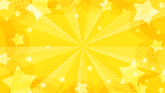 Stylish Yellow Radiant Background with Starburst Pattern Wide 16:9