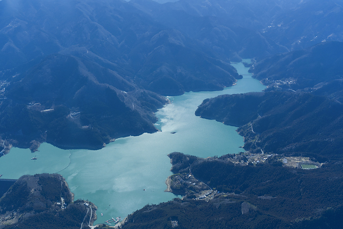 Lake Shinryu Aerial view
