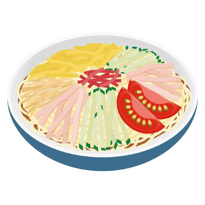 Clip art of chilled chinese noodles