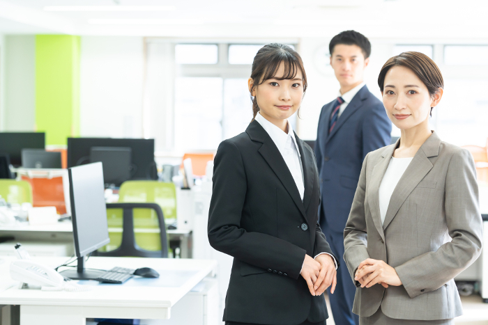 Business Image Japanese Man Woman Woman