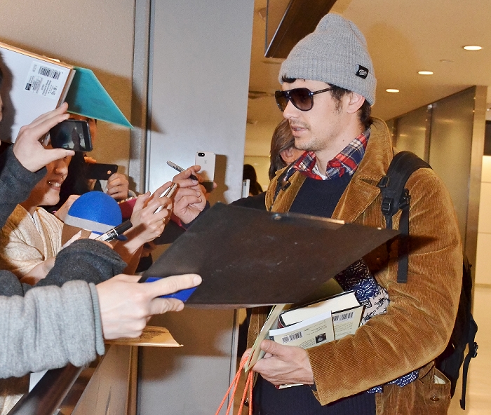 James Franco, Feb 19, 2013 : Tokyo, Japan : Actor James Franco arrives at Narita International Airport in Chiba prefecture, Japan on February 19, 2013.