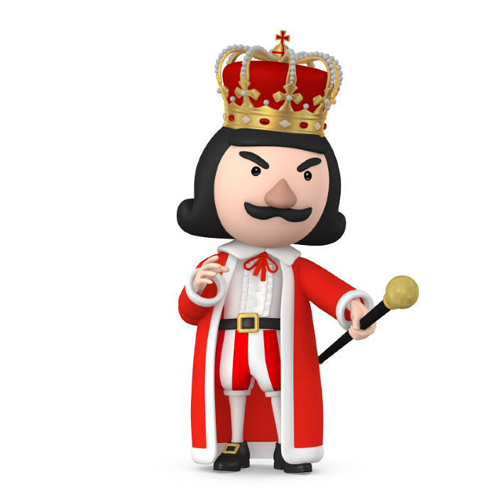 King 3D Illustration