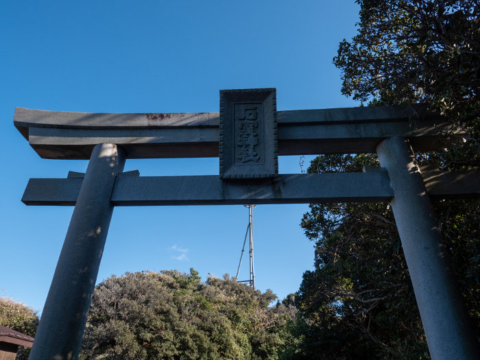 Torii of Ishimuro Shrine in Ishirozaki