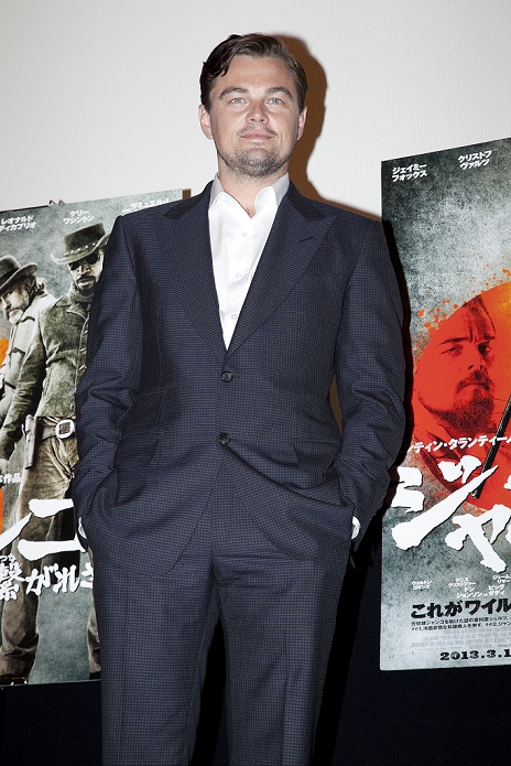 Leonardo DiCaprio, Mar 02, 2013 : Tokyo, Japan - Leonardo DiCaprio greets the audience on stage of during a stage greeting for the movie 