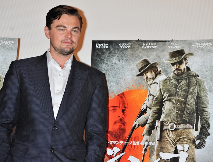 Leonardo DiCaprio, Mar 02, 2013 : Actor Leonardo DiCaprio attends the stage greeting for 'Django Unchained' in Tokyo, Japan on March 2, 2013.