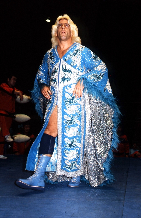 Nature Boy Ric Flair Ric Flair  USA  Circa 1978   Pro Wrestling : Ric Flair, NWA World Heavyweight Champion stands on the ring.