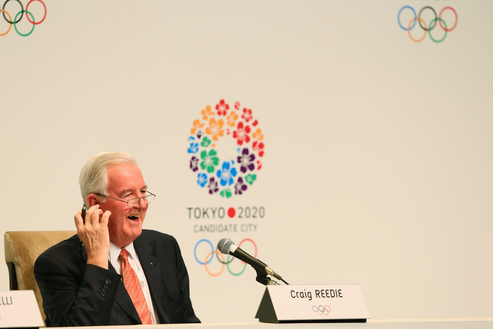 Tokyo 2020 Olympic Bid IOC Evaluation Commission Visit IOC Evaluation Commission Press Conference Craig Reedie, MARCH 7, 2013 : International Olympic Committee  IOC  Vice President Craig Reedie attends a Press conference about presentations of Tokyo 2020 bid Committee in Tokyo, Japan.  Photo by AFLO SPORT   1090  