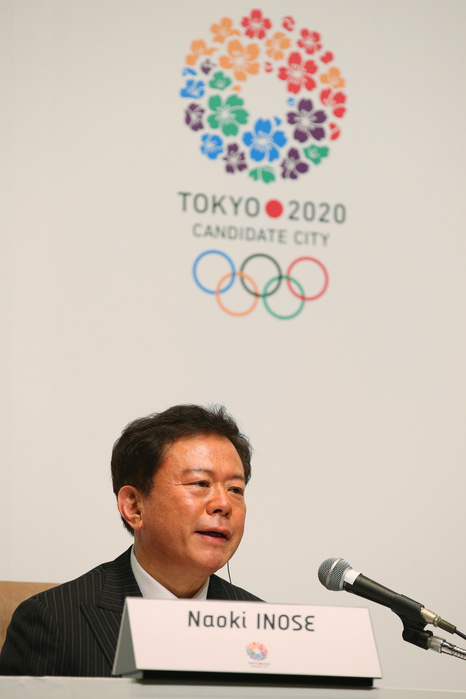 Tokyo 2020 Olympic Bid IOC evaluation commissioner visit Bid Committee Press Conference Naoki Inose, Governor of Tokyo, MARCH 7, 2013 : Tokyo Governor Naoki Inose attends a Press conference about presentations of the Tokyo 2020 bid Committee in Tokyo, Japan.  Photo by AFLO SPORT   1090 .