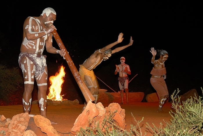 Aboriginal Australia Aboriginal cultural programme in the Red Dreaming Centre, Alice Springs, Northern Territory, Australia, Oceania