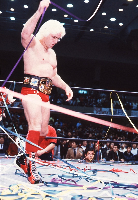 NWA World Heavyweight Champion Ric Flair Ric Flair  USA  Circa 1978   Pro Wrestling : Ric Flair, NWA World Heavyweight Champion stands on the ring.