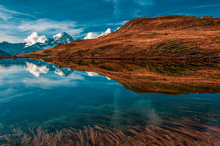 The Riffelsee, a lake near Zermatt. Switzerland., Photo by Zoonar/Bernhard Klar