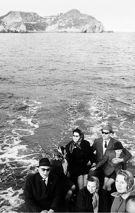 Tourists On Ferryboat. 1964 Tourists On Ferryboat. 1964