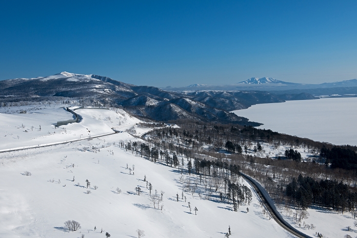 Hokkaido, winter, Bihoro Pass, ice formation