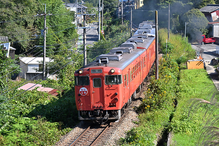 Tokushima Line Kiha47 Series Revival Tosa  Event Train  Taken at Tsukuda Station   Awa Ikeda Station