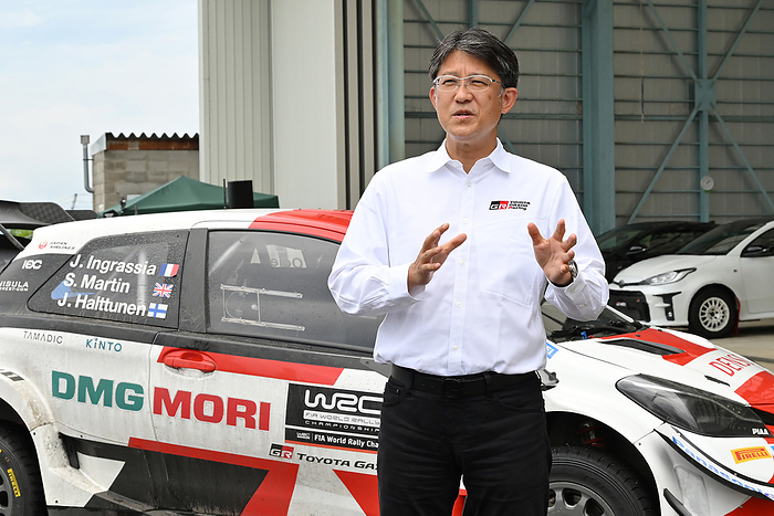 New president of Toyota Motor Corporation, Koji SATO On January 26, 2023, Toyota Motor Corporation  TMC  announced the promotion of Koji SATO  53 , Executive Officer, to President and CEO, effective April 1. Photo shows Mr. SATO giving a coverage at Tajima Airport in Hyogo Prefecture, on July 9, 2022. PHOTO: Tadayuki YOSHIKAWA Aviation Wire