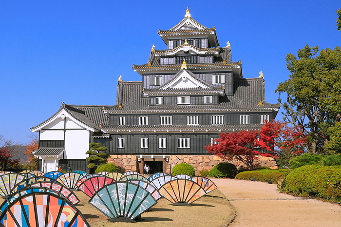 Okayama Castle in Autumn Okayama City, Okayama Prefecture