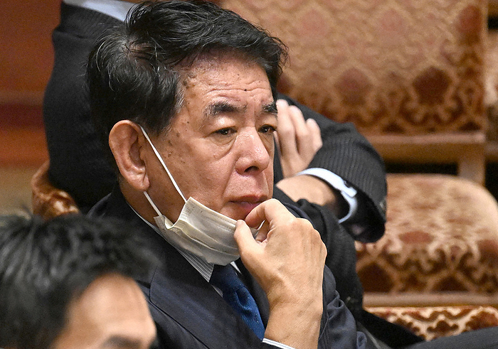 Budget Committee of the lower house of the Diet  one half of the yosaniinkai  Former LDP Policy Research Council Chairman Hirofumi Shimomura arrives for a meeting of the Budget Committee of the House of Representatives at 11:18 a.m. on February 1, 2023 in the National Diet.