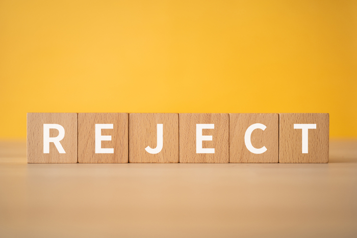 Image of rejection｜Building blocks marked 