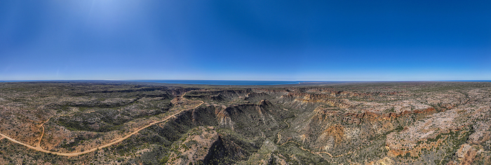 Panoramic Aerial of Cape Range National Park,, Exmouth, Western Australia Panoramic aerial of Cape Range National Park, Exmouth, Western Australia, Australia, Pacific, Photo by Michael Runkel