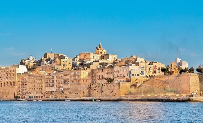 Three Cities, Grand Harbour, Valletta, Malta Three Cities, Grand Harbour, Valletta, Malta, Mediterranean, Europe, Photo by Barry Davis