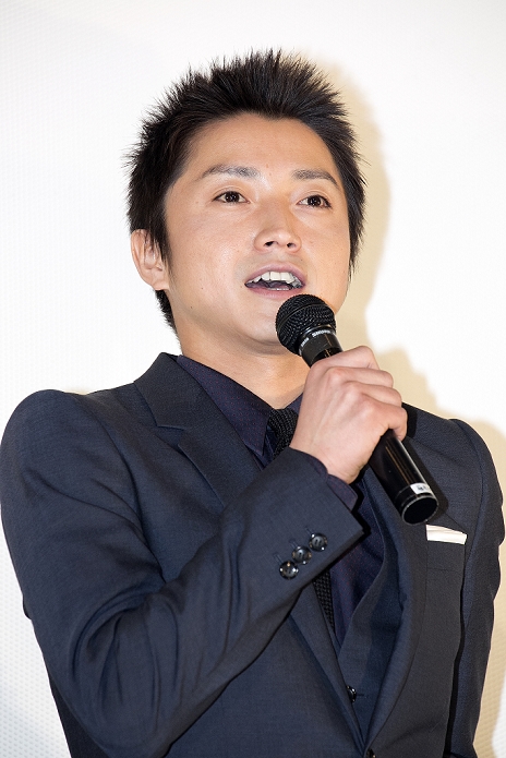 Tatsuya Fujiwara, Apr 27, 2013 : Tokyo, Japan - Japanese ActorTatsuya Fujiwara appears at the talk show of 