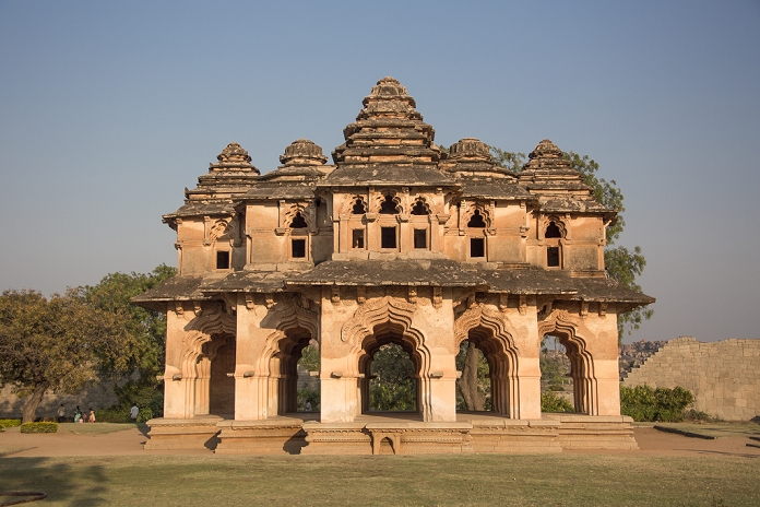 Karnataka, India South India, India, Karnataka State, Hampi City, ruins of Vijayanagar City XV century, W.H., Lotus Mahal