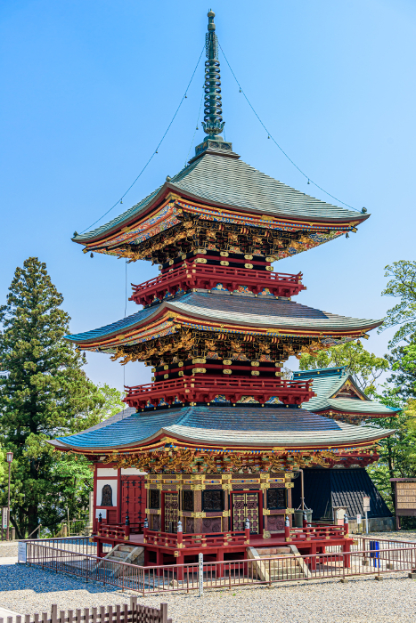 Three-storied Pagoda of Naritasan Shinshoji Temple