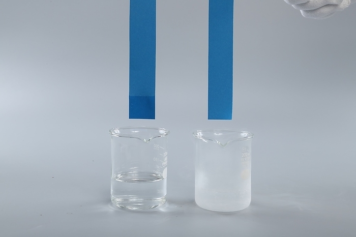 Soak paper in liquid nitrogen and water Left  water  Right  liquid nitrogen  3 3 Liquid nitrogen does not wet paper.