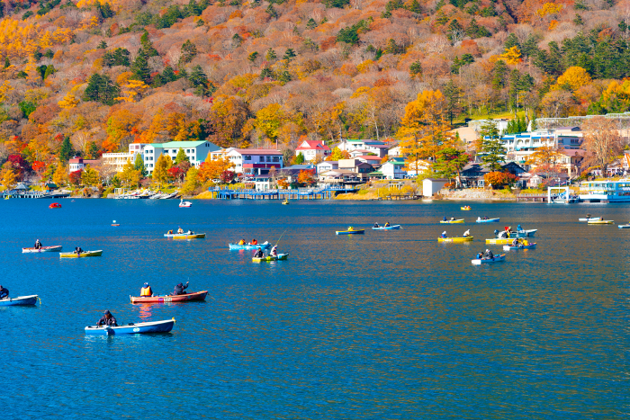 Lake Chuzenji and Autumn Leaves Tochigi Pref.