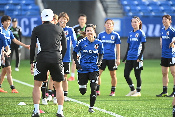 2023 SheBelieves Cup Japan s Yui Hasegawa during a training session ahead of the 2023 SheBelieves Cup soccer match against Canada at Toyota Stadium in Frisco, Texas, United States, February 21, 2023.  Photo by JFA AFLO 