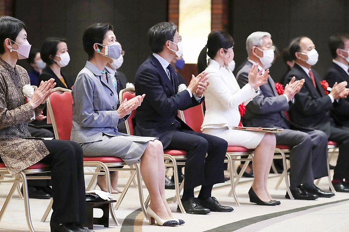 Her Imperial Highness Princess Takamado at the 2022 Japan Foundation Global Citizenship Awards Ceremony Princess Hisako Takamado attends the  2022 Japan Foundation Global Citizenship Awards Ceremony  in Minato ku, Tokyo at 6:29 p.m. on February 22, 2023.
