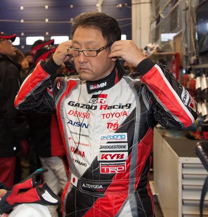 24 Hours Endurance Race in Germany President Akio Toyoda participates in the race. Akio Toyoda  Gazoo Racing , MAY 17, 2013   Motor : ADAC Zurich 24h Rennen  24 hours Nurburgring  Qualifying at Nurburgring in Nurburg, Germany. Photo by AFLO 