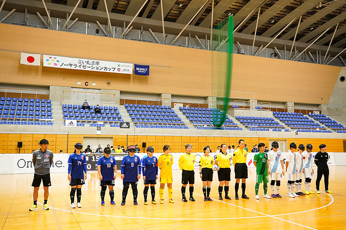2023 Saitama City Normalization Cup Blind Soccer General View,. FEBRUARY 25, 2023   Soccer 5 a side Blind Soccer :. Women s Japan National Team 1 3 Men s Youth Training Center Team at Saiden Chemical Arena during Saitama City Normalization Cup 2023 in Saitama, Japan.  Photo by SportsPressJP AFLO  Women s Japan National Team 1 3 Men s Youth Training Center Team